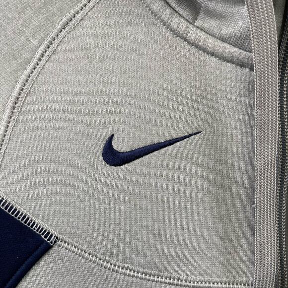 Nike Soccer Soft Fleece Lined Thermi-Fit Hooded Pullover Quarter Zip Hoodie MM05 - Picture 2 of 13